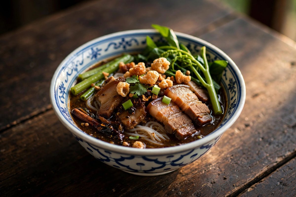 ก๋วยเตี๋ยวเรือหมูตุ๋น