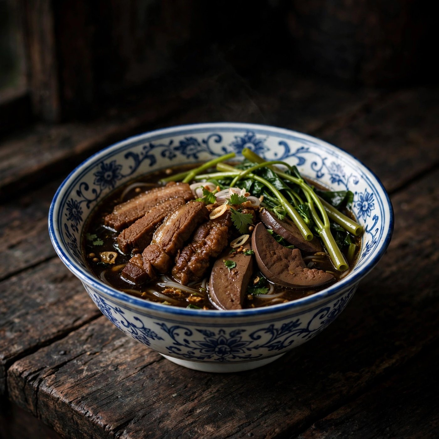 ก๋วยเตี๋ยวเรือหมูสด-ตับ